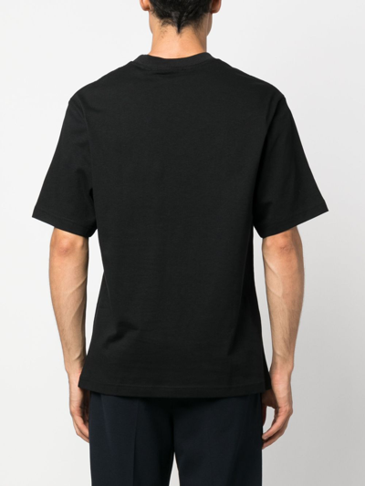 Axel Arigato Laced T-shirt In Schwarz