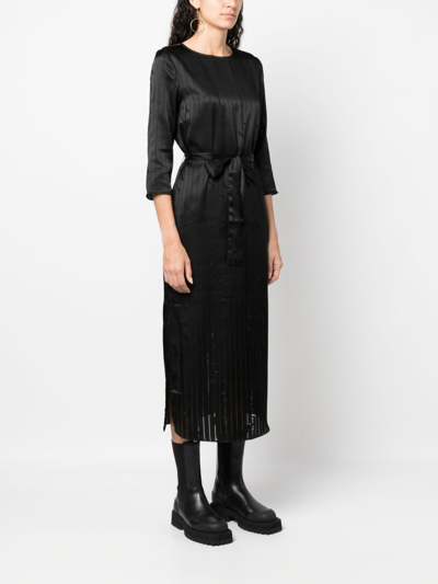 Armani Exchange Official Store Midi Dresses In Schwarz