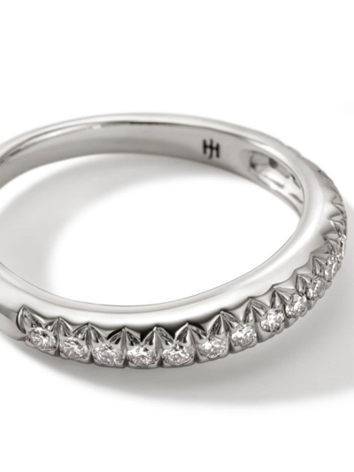Shop John Hardy Surf Pavé Band Ring In Silber