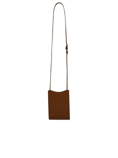 Shop Apc A.p.c. Jamie Bag In Brown Leather In Beige