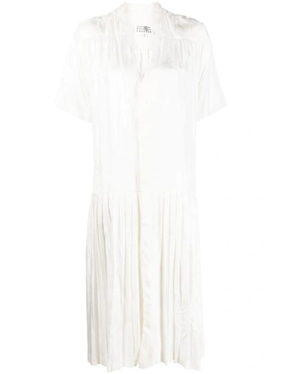 Shop Mm6 Maison Margiela Midi Dress Clothing In White