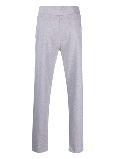 Shop Moschino Leo Teddy-print Track Pants In Grey