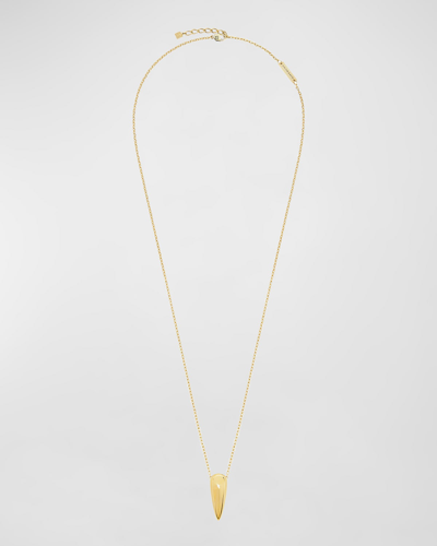 Shop Givenchy Men's G Tears Pendant Necklace In Golden