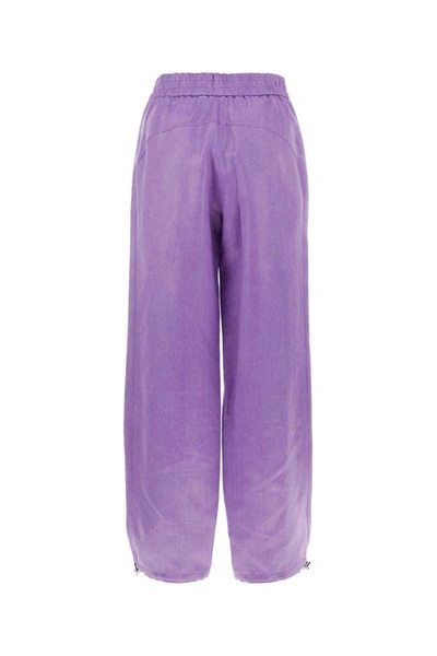 Shop Jw Anderson Pants In Purple
