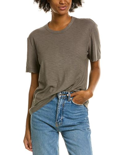 Shop James Perse Oversized T-shirt In Grey