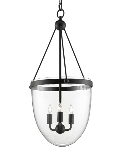Shop Currey & Company Ovolo Black Glass Lantern