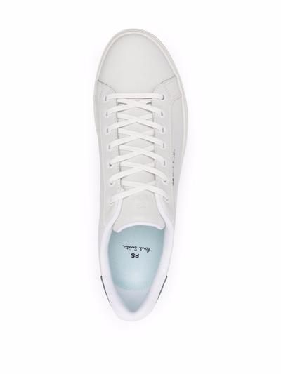 Shop Ps By Paul Smith Rex Leather Sneakers In White