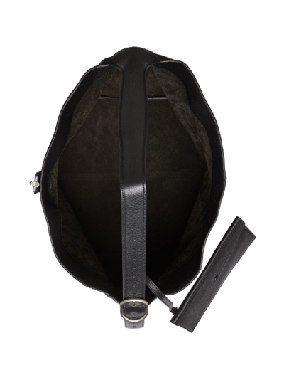 Shop Gucci Jackie 1961 Leather Shoulder Bag In Black