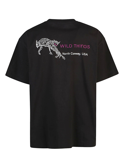 Shop Wild Things Cotton T-shirt In Black