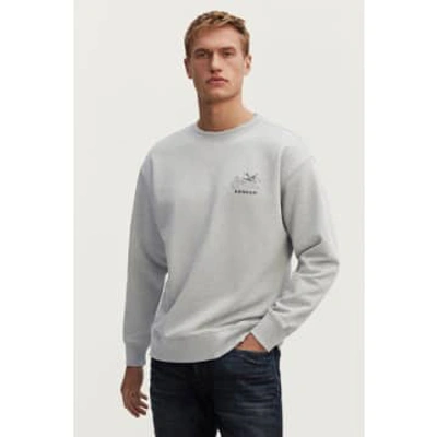 Shop Denham The Jeanmaker Dxt Fatale Boxy Fit Sweatshirt Grey