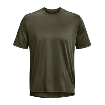 Shop Under Armour T-shirt Tech Vent Uomo Marine Green/black In Blue