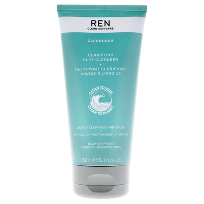 Shop Ren Clearcalm 3 Clarifying Clay Cleanser By  For Unisex - 5.1 oz Cleanser