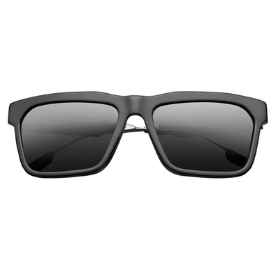 Shop Ivi Vision Deano - Polished Gunmetal / Grey Ar Lens In Matte Black