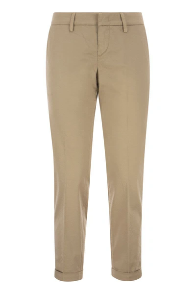 Shop Fay Chino Trousers In Beige