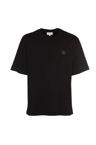 Shop Maison Kitsuné Maison Kitsune' T-shirts And Polos Black