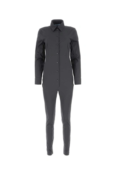 Shop Prada Suits In Grey