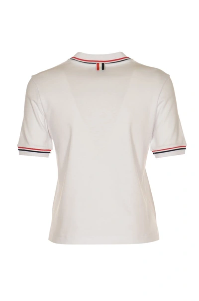 Shop Thom Browne T-shirts And Polos White