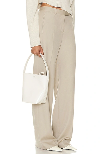 Shop The Row Small North South Park Tote Bag In Ivory Shg