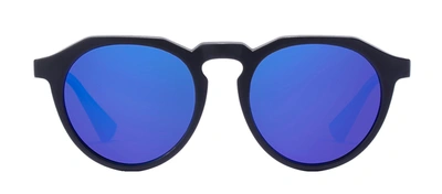 Shop Hawkers Warwick Hwra21bltp Bltp Round Polarized Sunglasses In Blue
