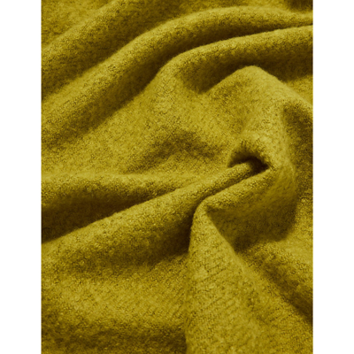 Shop Rick Owens Women's Acid Melt Bouclé-textured Wool-blend Scarf