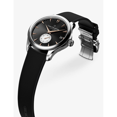 Shop Carl F Bucherer Men's Black 00.10924.08.33.01 Manero Peripheral Stainless Steel Automatic Watch