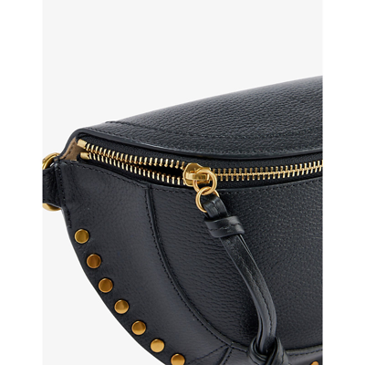 Shop Isabel Marant Women's Black Skano Leather Bum Bag