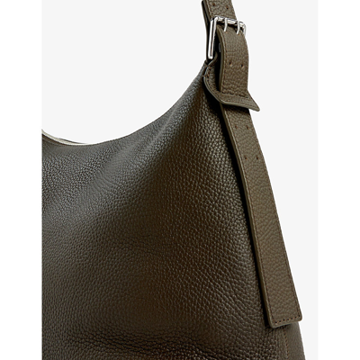 Dark Tobacco Hobo Shoulder Bag - LEMAIRE - Lemaire-EU