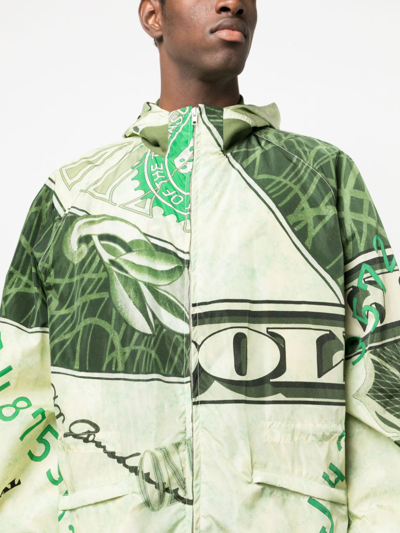 Shop Moschino Lightweight Jacket In Green