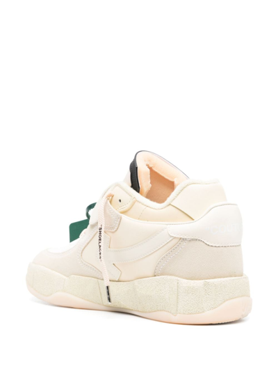 Shop Off-white Puzzle Couture Panelled Sneakers In Neutrals