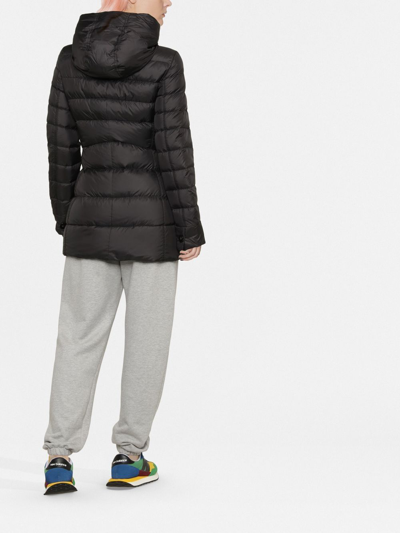 Peuterey Esdra High-collar Quilted Down Coat In Black