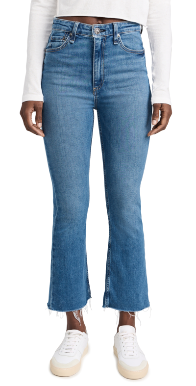 Shop Rag & Bone Casey High-rise Ankle Flare Jeans Cindy