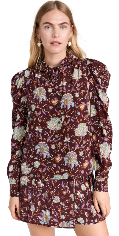 Shop Ulla Johnson Dara Blouse Heliotrope