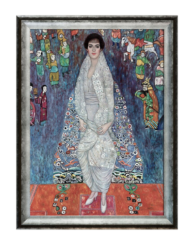 Shop La Pastiche Portrait Of Baroness Elisabeth Bachofen-echt Framed Art Print In Multicolor