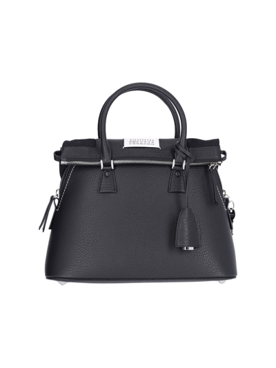Shop Maison Margiela '5ac' Shoulder Bag In Black  