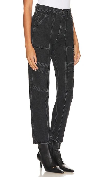 Agolde Cooper Cargo Jean In Panther In Black