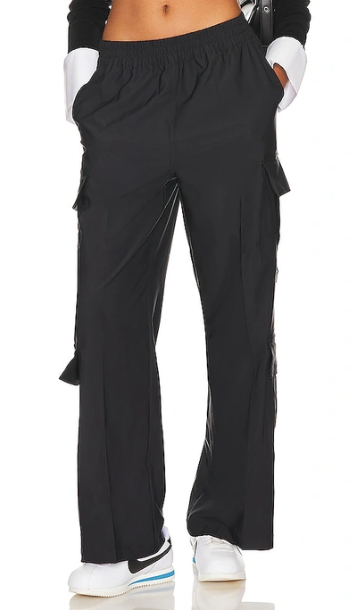 Shop Weworewhat Wide Leg Utility Pant In Black