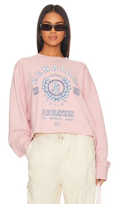 pe nation pink sweater