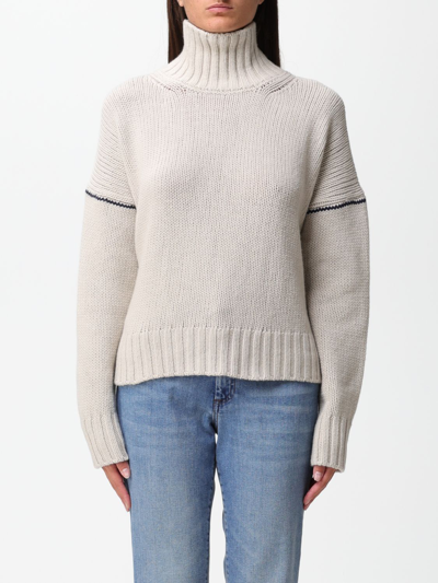 Shop Woolrich Sweater  Woman Color Yellow Cream