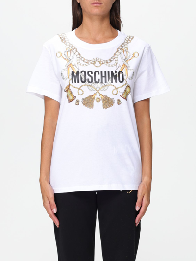 Moschino Top  Couture Woman In White