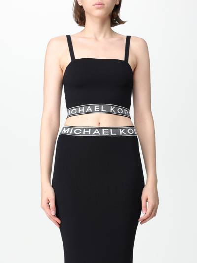 Shop Michael Kors Top  Woman Color Black