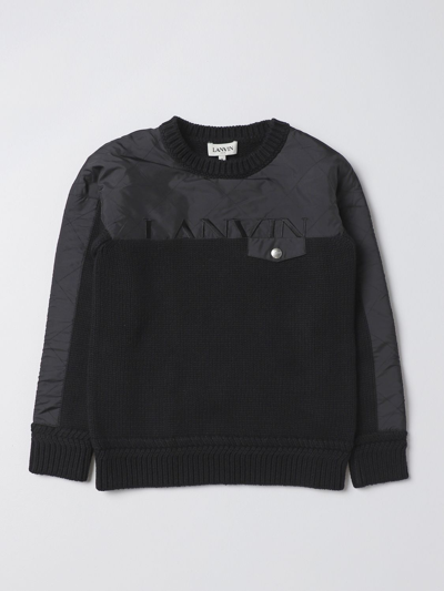 Shop Lanvin Sweater  Kids Color Black