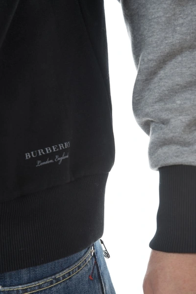 Shop Burberry Sweatshirt Hoodie In Black