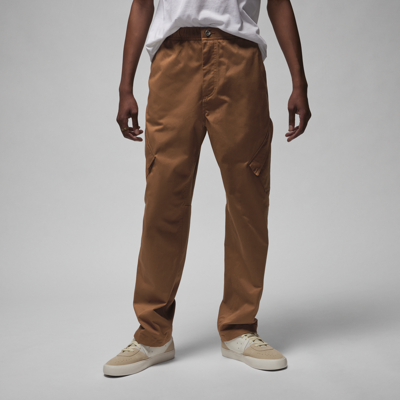 Shop Jordan Men's  Essentials Chicago Pants In Brown