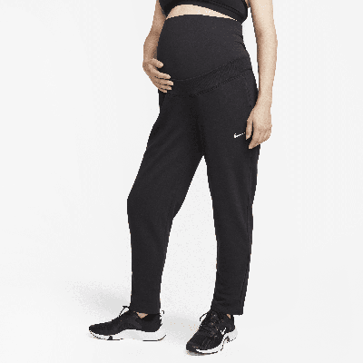 Shop Nike Women's One (m) French Terry Pants (maternity) In Black