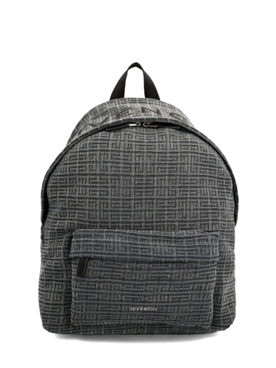 Shop Givenchy 4g Pattern Essential U Backpack In Grey