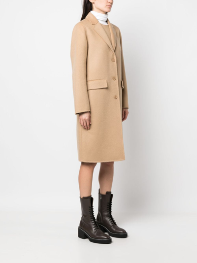 P.a.r.o.s.h Wool Coat In Brown