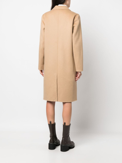 P.a.r.o.s.h Wool Coat In Brown