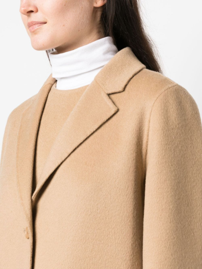 P.a.r.o.s.h Wool Coat In Brown