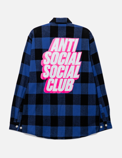 Shop Anti Social Social Club Shirt In Blue