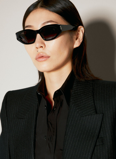 Shop Saint Laurent Sl 638 Sunglasses In Black